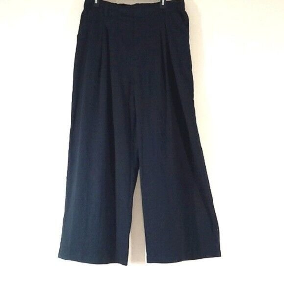 HALARA Pants - HALARA Pants Women BLACK New Slacks SMALL TALL WIDE LEGS Casual Minimalist